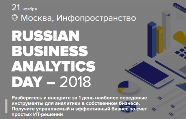 Russian Business Analytics Day 2018