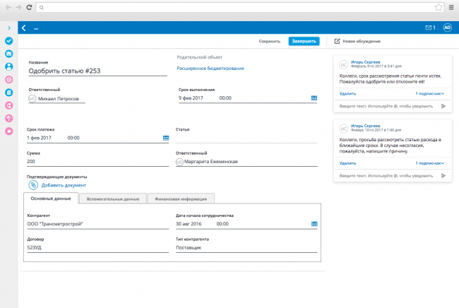 Процессный подход к бюджетированию
