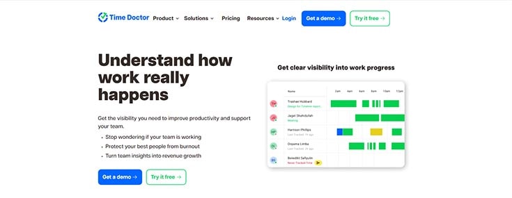 Time Doctor – мощное программное обеспечение, функционал которого предусматривает возможность фотографирования экрана