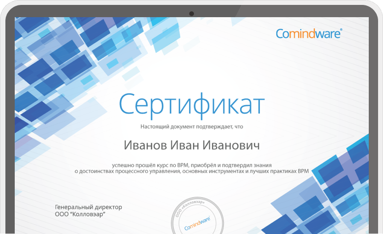 Сертификат BPM-профессионала